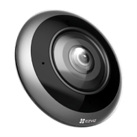 Camara De Ojo De Pez Panoramica Smart Ezviz E4P Para Interior Resolucion 3K Plus (2320 X 2320)