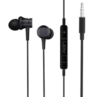 AUDIFONO AON BOOM BUDS ALAMBRICO CON CONEXION 3.5MM NEGRO