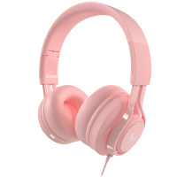 AUDIFONO XTECH XTH-355 PARA NIÑOS CON LIMITACION DE VOLUMEN ROSADO