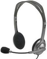 Audifono Logitech H111 Con Microfono Ajustable Y Conexion 3.5mm