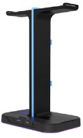 dual stand para audifonos xtech xth-690 2 puertos usb rgb